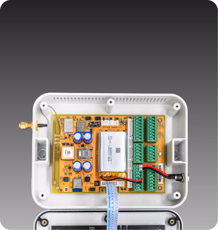 Backup battery inside