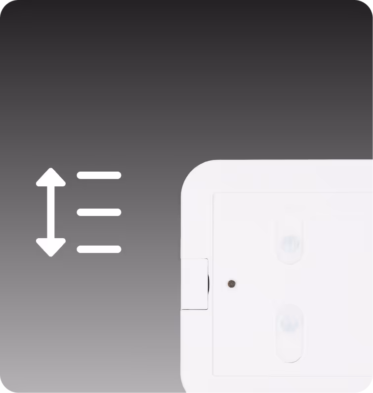 Wide detection range