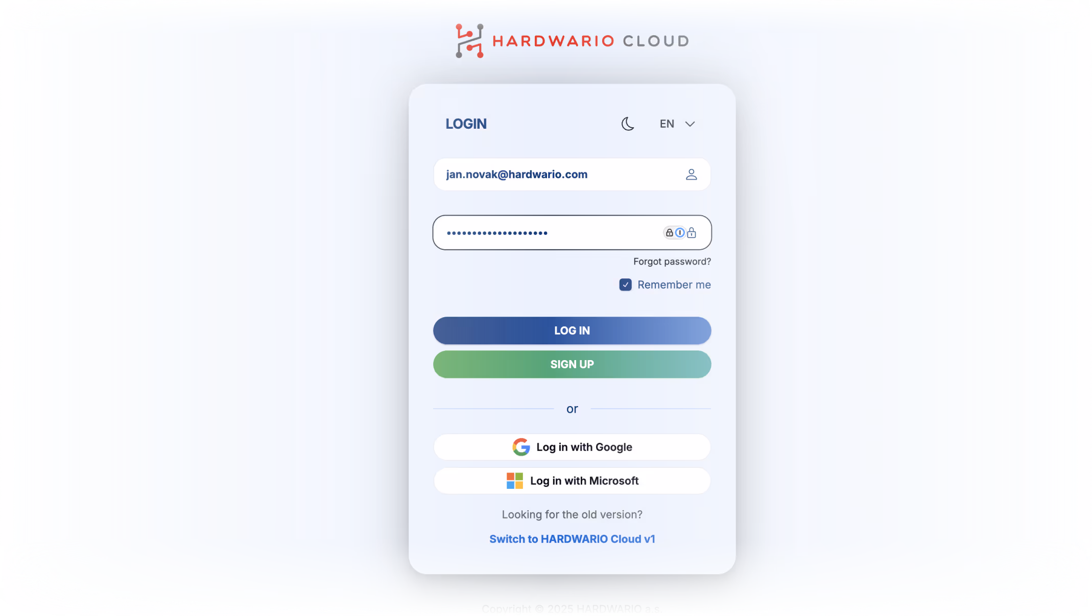 Multi-tenant login
