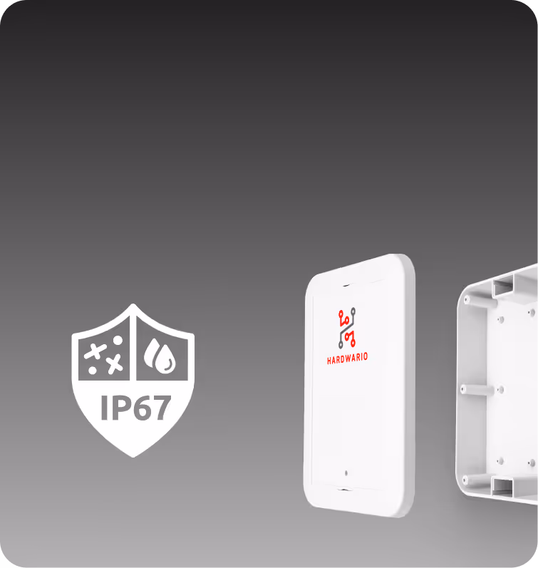 Durable enclosure with up to IP67 protection