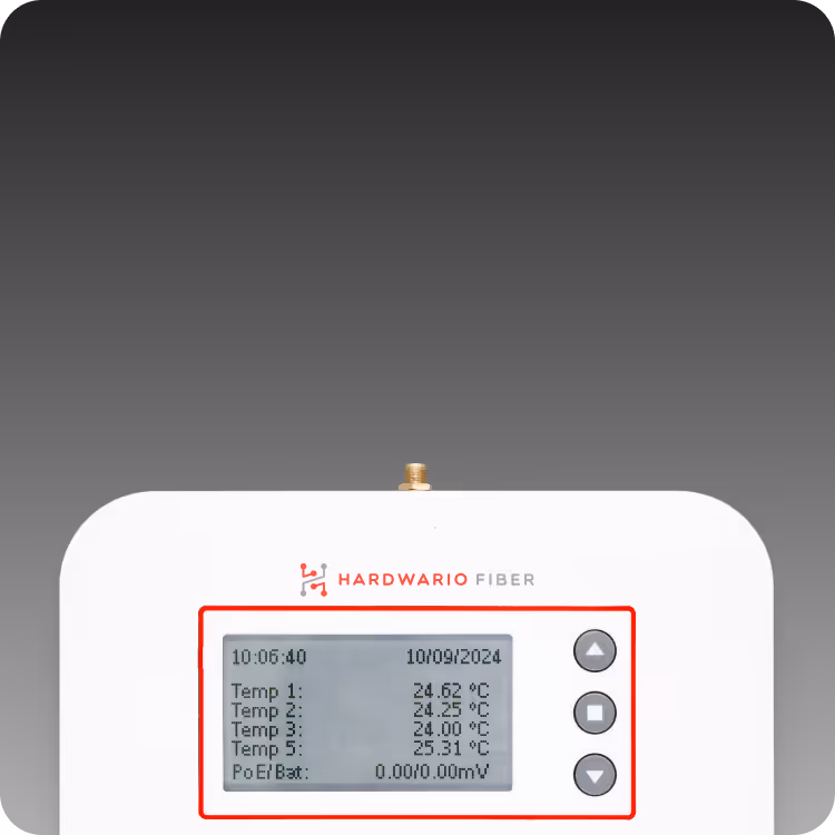 Clear LCD display