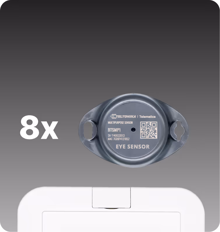 External wireless sensor support